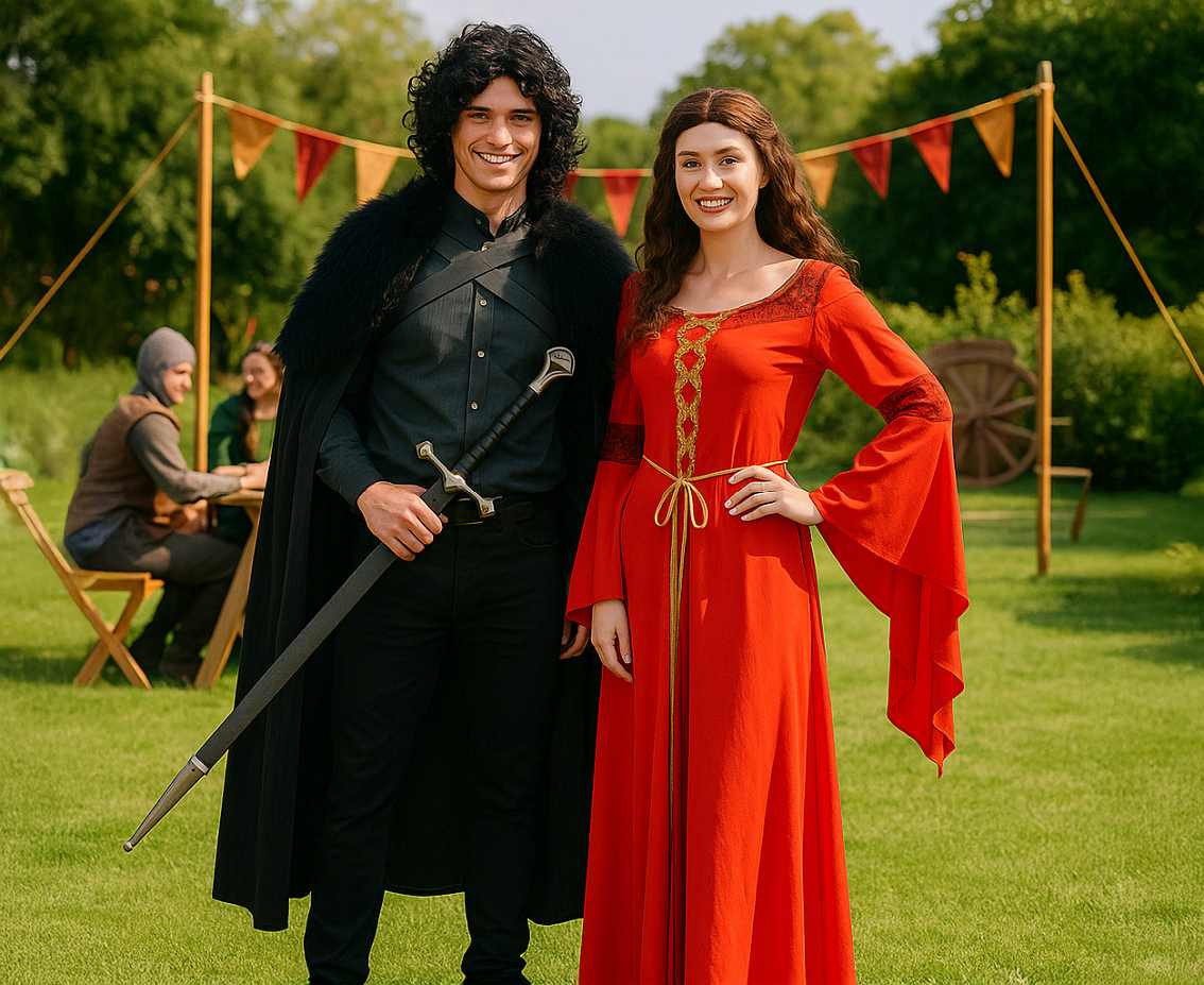 Cape for adult Knight, size M